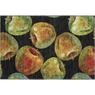 Premium Machine Washable Claudiane AMF163 Midnight Rug