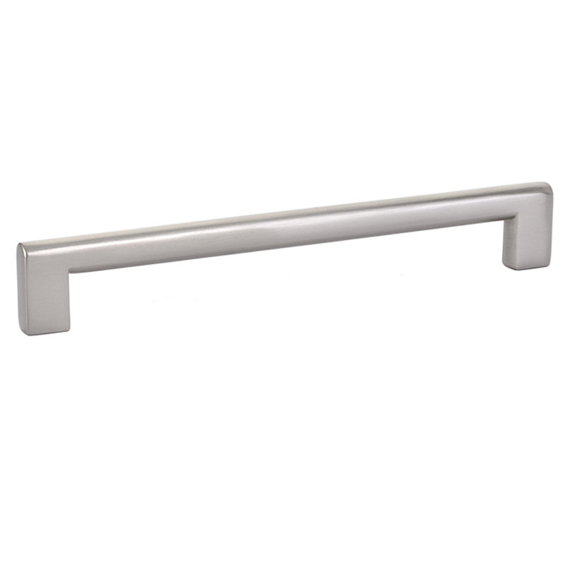 Trail 6" Center to Center Bar Pull, Satin Nickel, 8"