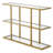 Challen 42'' Glass Top Console Table-527658401