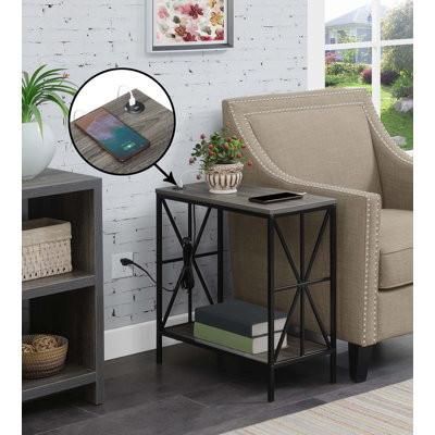 Table de bout avec rangement Jaiseon