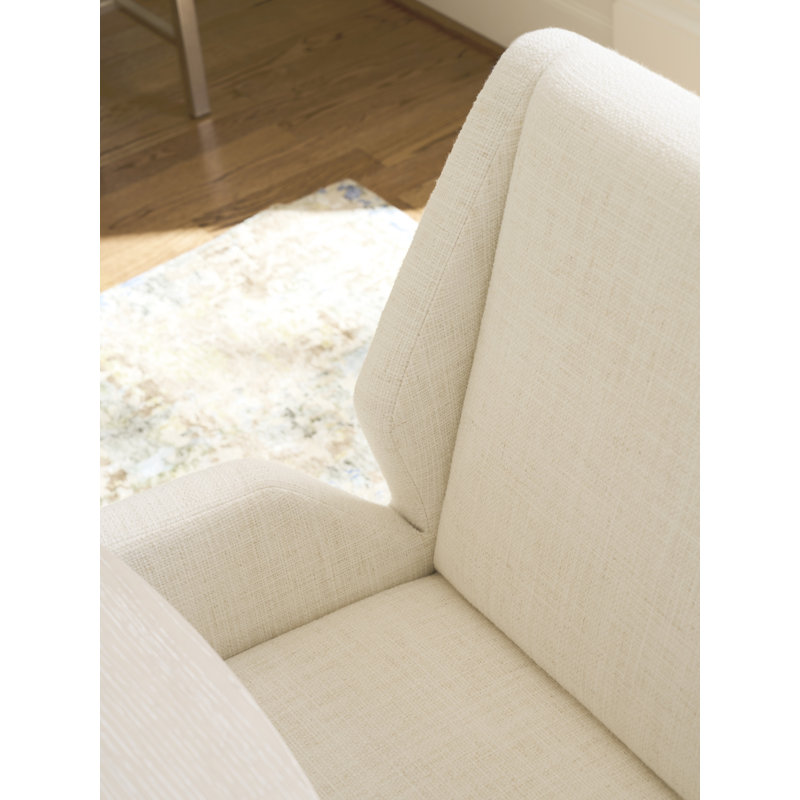 Estrella Upholstered Arm Chair, Ivory