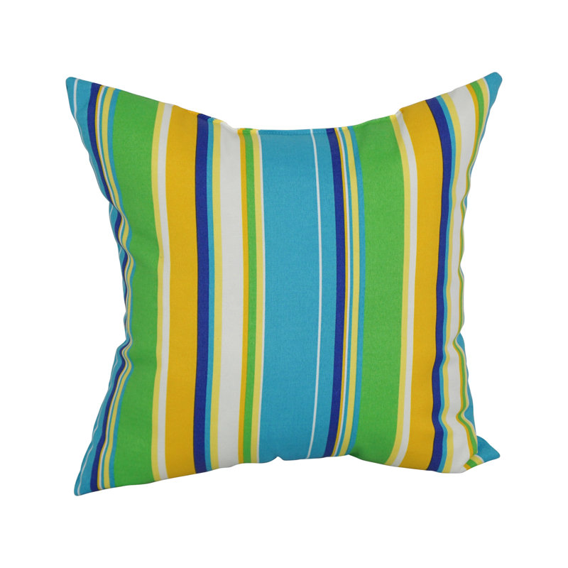 Blazing Needles Indoor/Outdoor Throw Pillow, Covert Blueberry