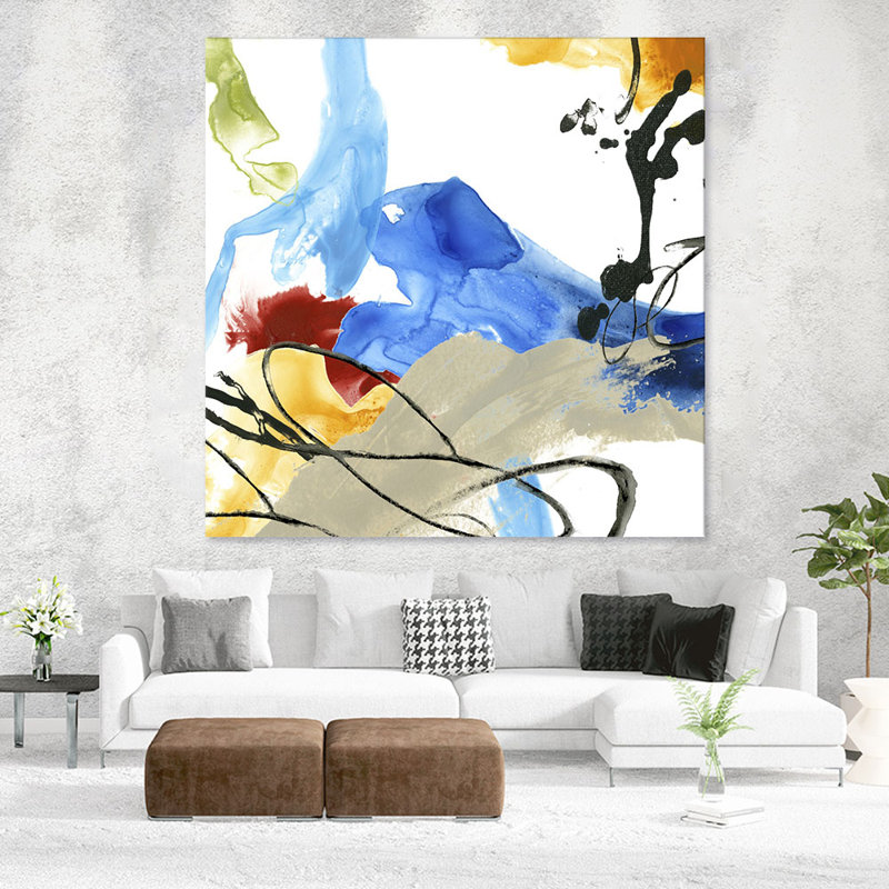 «Formulation I» par June Erica Vess, reproduction d'art sur toile tendue, H 54 po x l 54 po x P 1,5 po
