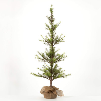 Schary Faux Pine Tree in Rattan Pot