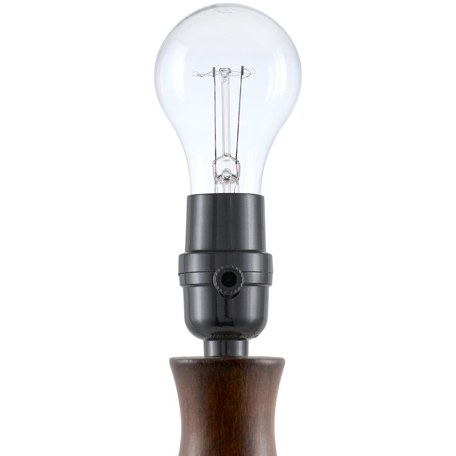 Table Lamp, Dark Brown