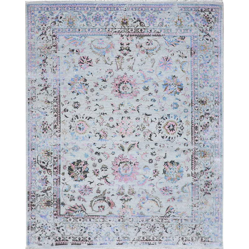 Floral Area Rug, Rectangle 8' x 10'