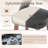 Mid-Century Modern Armless Upholstered Counter Stool-1757312363