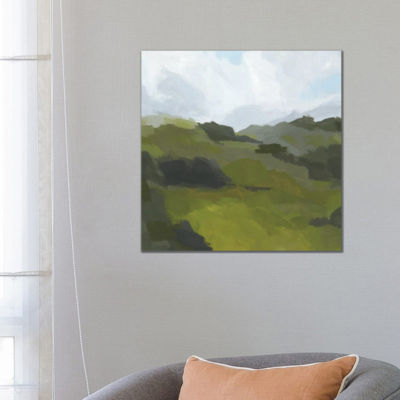 Powell Valley II by Jacob Green - Wrapped Canvas Painting, 66.04 cm H x 66.04 cm W x 3.175 cm D