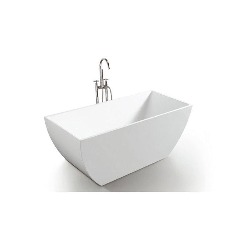 Contemporanea 29.5'' x Soaking Acrylic Bathtub, 23.5" H x 59" W x 29.5" D