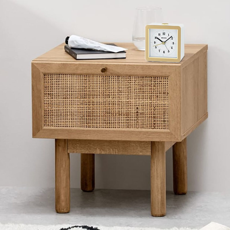 Seiko White and Gold Quartz Bedside Alarm Clock