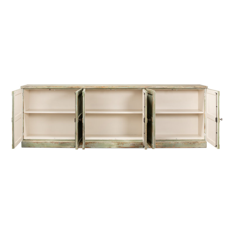 Boxholm 112'' W Solid Wood Sideboard, Sage