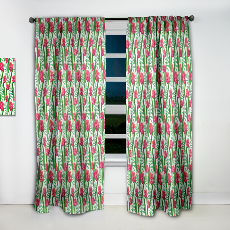Rideau en lin / polyester, L 52 po x L 95 po