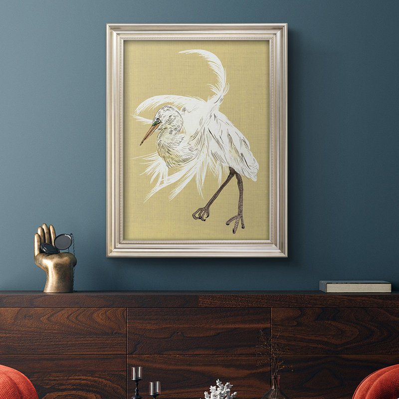Heron Plumage VI - reproduction d'art sur toile, L 23 po x H 32 po
