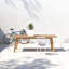 Ulla 86'' Teak Outdoor Dining Table