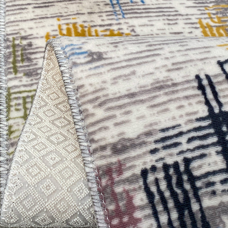 Kamron Abstract Area Rug, Runner 80 x 350cm