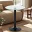 Tables de bout Modern, table d'appoint en verre trempé de 23,62 po pour la maison-1386124641
