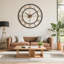 Grande horloge murale surdimensionnée de 30 pouces pour décor de salon