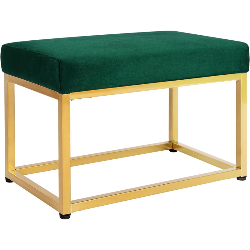 Repose-pieds rectangulaire large de 27,56 po Bertil
