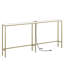 Console Table With Power Outlet,Modern Narrow Long Sofa Table Behind Couch,Skinny Entry Table With Metal Frame ,Classic-1303199058-1303199054-1303199055