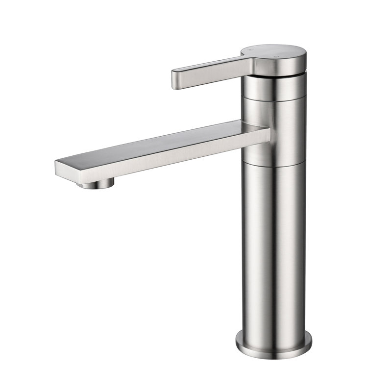 Robinet de lavabo de salle de bain à poignée simple