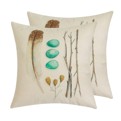 Nature Love Square Pillow Cover