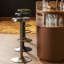 Isaac Adjustable Height Counter Stool with Metal Frame-100654125