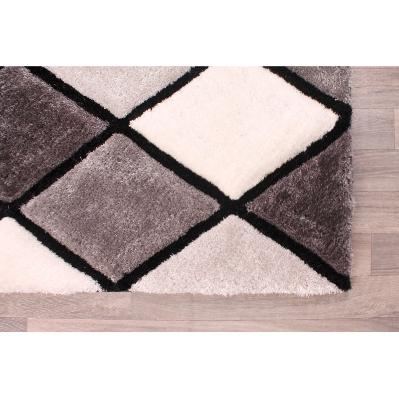 Okan   Geometric Hand Woven Area Rug, Rectangle 160 x 225cm