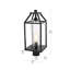 Lampadaire extérieur noir Amary de 21 pouces
