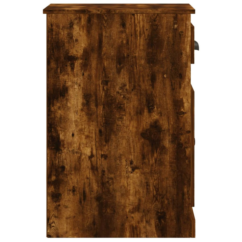 Lauchlen 1 - Door Accent Cabinet, Smoked Oak