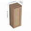 Armoire murale de salle de bain 12 po avec portes à fermeture douce et conception flottante pour espaces compacts