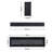 Ketilfrith Electric Fireplace with Remote Included, 12 Flame Colours, and 1800W-1168052855