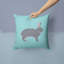 Coussin décoratif d’extérieur éclectique lapin check-23813803-48712588