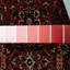 Ovaline Oriental Area Rug in Red