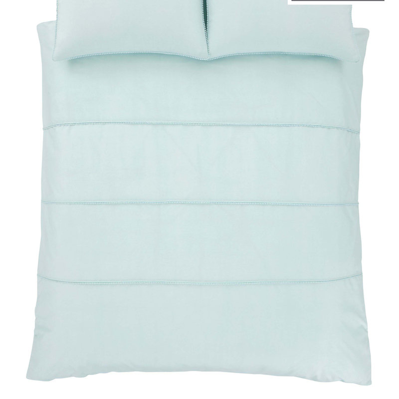 Pom Pom Duvet Cover Set, 200 x 200cm Duvet Cover + 2 Pillowcases, Mint