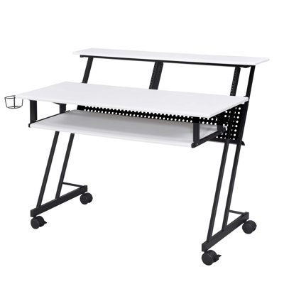 Bureau pour studio de musique avec base en métal