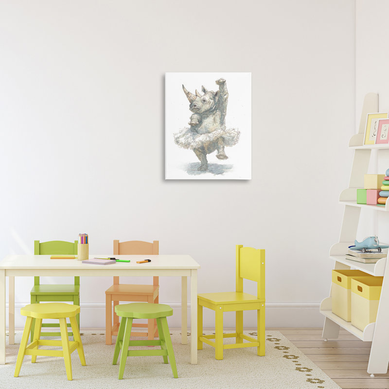 Toile de ballet rhino tutu, design par Ziwei Li, H 20 po x l 16 po