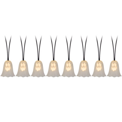 Gemmy 3 in. LED Prelit Musical Ghosts String Lights