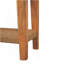 Table basse Rope, tablette ouverte, brun clair