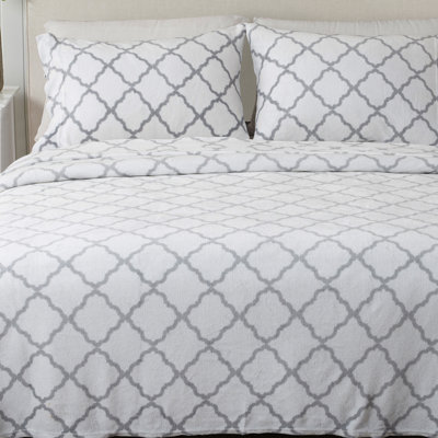100% Polyester Geometric Sheet Set