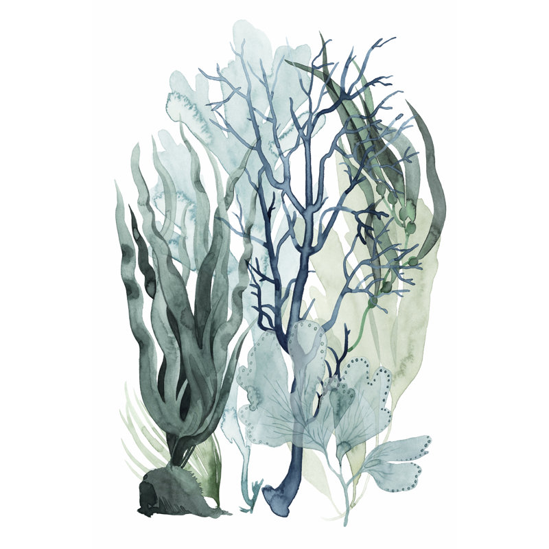 Sea Leaves IV by Grace Popp - Wrapped Canvas Painting, 30cm H x 20cm W