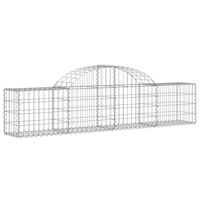 Bayliss 60cm H x 200cm W Galvanized Iron Gabion