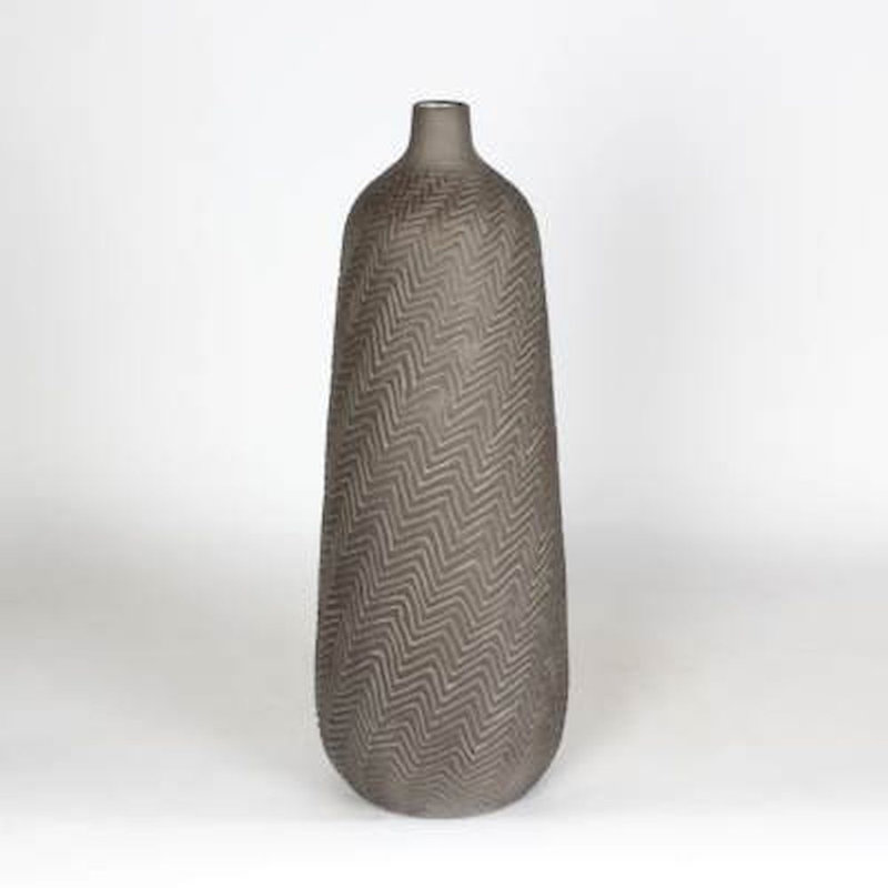 Dace Ceramic Table Vase, 16 H" x 6 W" x 6 D" 