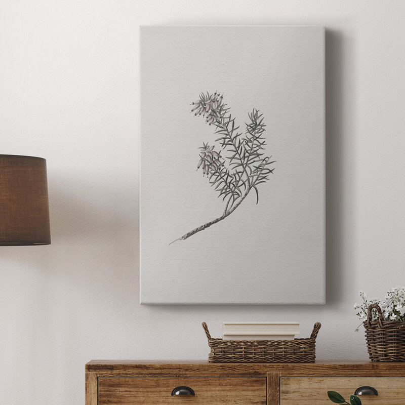 Imprimé floral rétro CLXIX - galerie Cavas, H 48 po x l 32 po