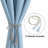 Solid Grommet Top Waterproof Black Out Pergola Outdoor Curtain Set of 2-115730201-115730202