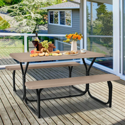 Dion 4 - Person Patio Dining Set with Rectangular Table
