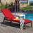 Patio Rattan Chaise Lounge Chair Outdoor Reclining Chaise Sun Lounger-963641400-1025690765