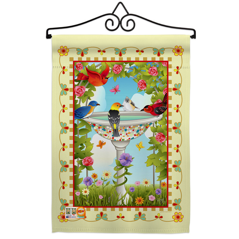 Double Sided 18.5'' H x 13'' W Polyester Animal Flag Set