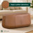 Burdett Upholstered Ottoman Large Carmel