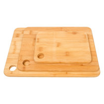 Camper Bamboo Cutting Board Set for RV Kitchen Accessories 2 Pieces, RV  Wood Chopping Board Set with Juice Grooves, Hang Hole,for Meat Vegetables 