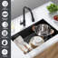 Heat Resistant and Easy to Clean Silicone Sink Mat with Center Drain-101184961